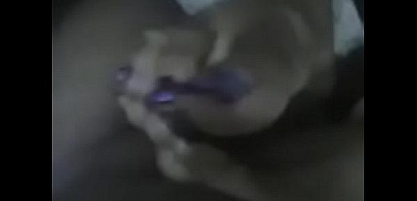  Jamaican woman give nice footjob